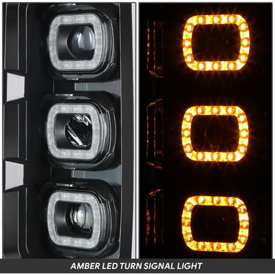 Full LED Sequential Chasing Projector Headlights <br>17-19 Ford F-250, F-350 Super Duty