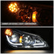 Chrome Pair L+R LED DRL Turn Signal Headligths <br>22-25 Kenworth T680 Next Gen