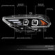 Full White LED Projector Halo Rings Headlights <br>18-23 Ford Mustang