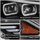 Full White LED Projector Halo Rings Headlights <br>18-23 Ford Mustang