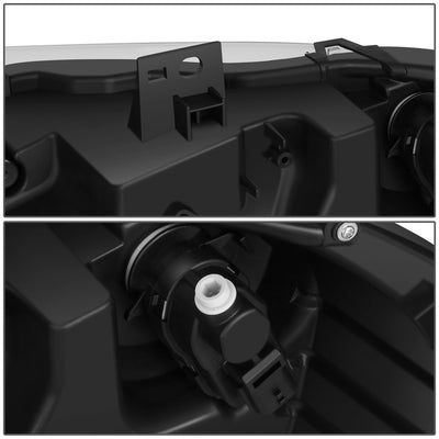 Full White LED Projector Halo Rings Headlights <br>18-23 Ford Mustang