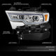 Chrome Housing Full White LED Headlights w/Side Marker<br>19-24 Ram 1500
