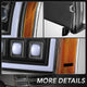 Start-Up DRL LED Sequential Projector Headlights <br> 03-07 Chevy Silverado Avalance 1500-3500HD Classic