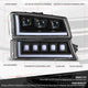 Start-Up DRL LED Sequential Projector Headlights <br> 03-07 Chevy Silverado Avalance 1500-3500HD Classic