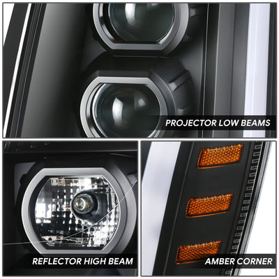 LED Switchback Headlights <br>07-14 Cadillac Escalade ESV, EXT