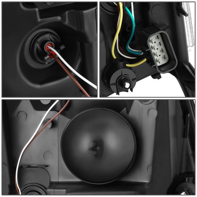 LED Switchback Headlights <br>07-14 Cadillac Escalade ESV, EXT