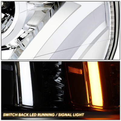 LED Switchback Headlights <br>07-14 Cadillac Escalade ESV, EXT
