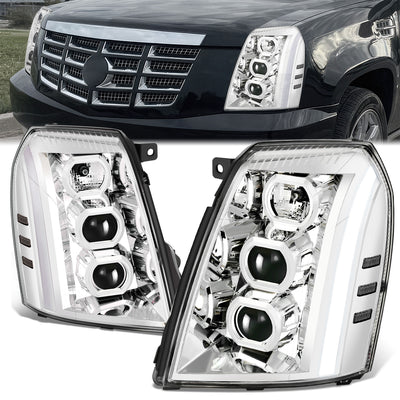 LED Switchback Headlights <br>07-14 Cadillac Escalade ESV, EXT