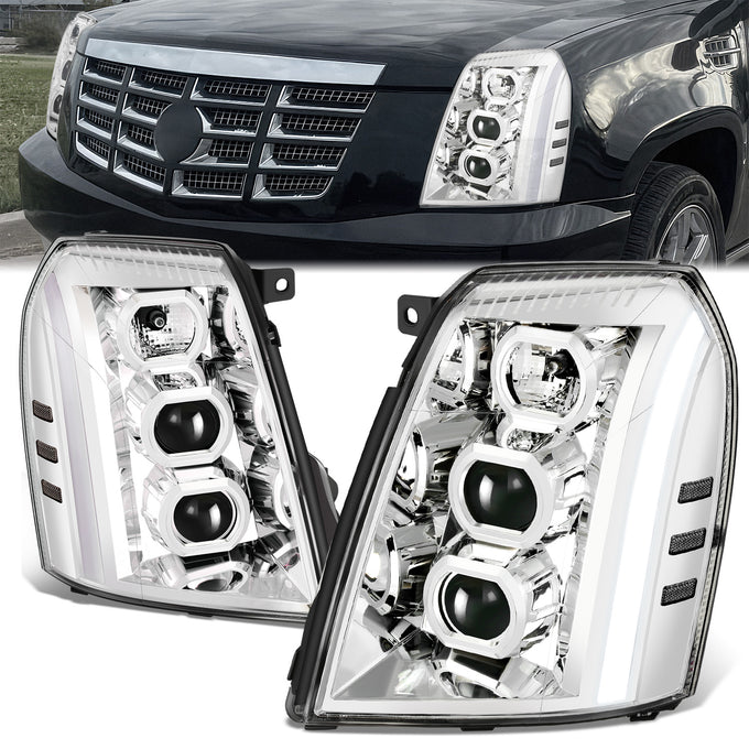 LED Switchback Headlights <br>07-14 Cadillac Escalade ESV, EXT