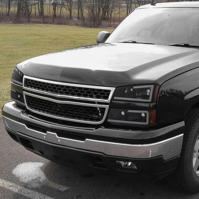 LED DRL Headlights<br>03-06 Chevy Avalanche Silverado 1500-3500 / HD