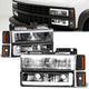 C-LED DRL Headlights+Turn Signal Lights <br>88-93 Chevy C/K 1500-3500 Suburban