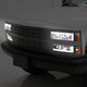 C-LED DRL Headlights+Turn Signal Lights <br>88-93 Chevy C/K 1500-3500 Suburban