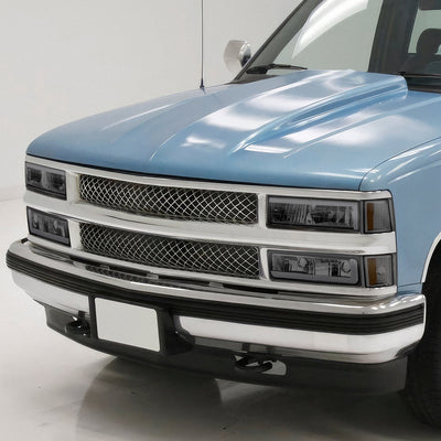 C-LED DRL Headlights+Turn Signal Lights <br>94-02 Chevy C/K 1500-3500 Suburban, Tahoe