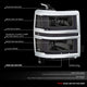 U-Shaped LED DRL Sequential Signals Headlights <br>14-15 Chevy Silverado 1500