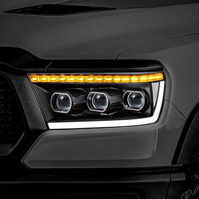 Start-Up DRL/ Sequential LED Projector Headlights <br> 19-24 Ram 1500