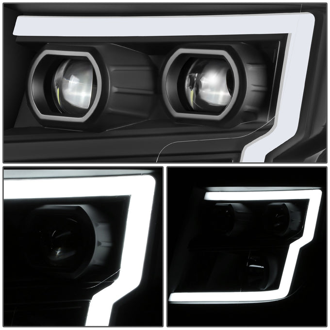 LED DRL Projector Headlights <br> 16-22 Nissan Titan XD