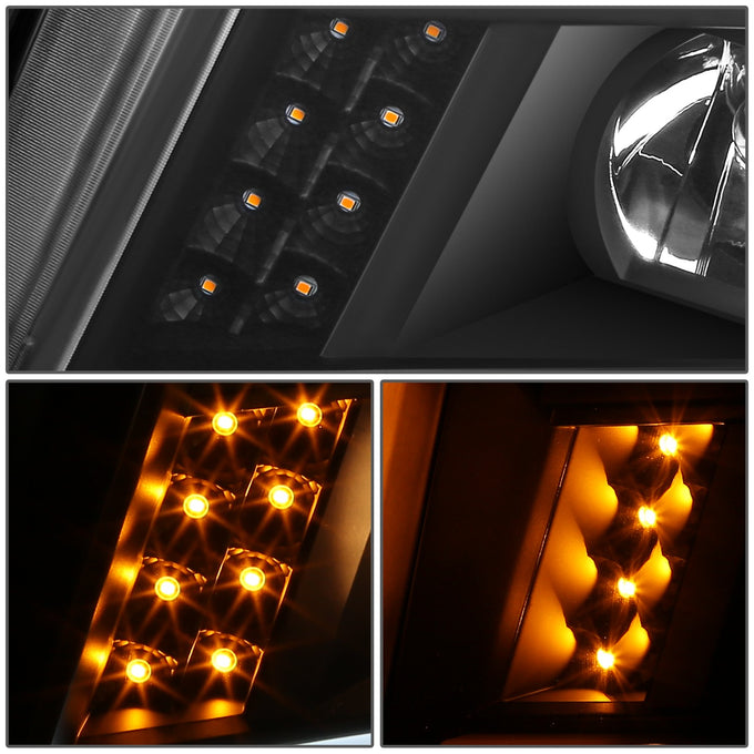 LED DRL Projector Headlights <br> 16-22 Nissan Titan XD
