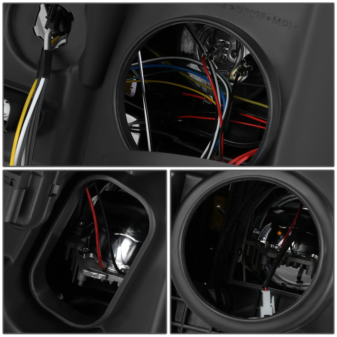 LED DRL Projector Headlights <br> 16-22 Nissan Titan XD