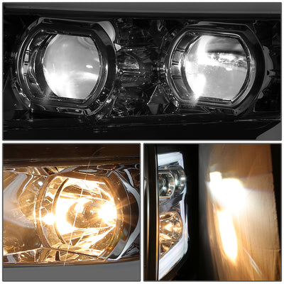 LED DRL Projector Headlights <br> 16-22 Nissan Titan XD
