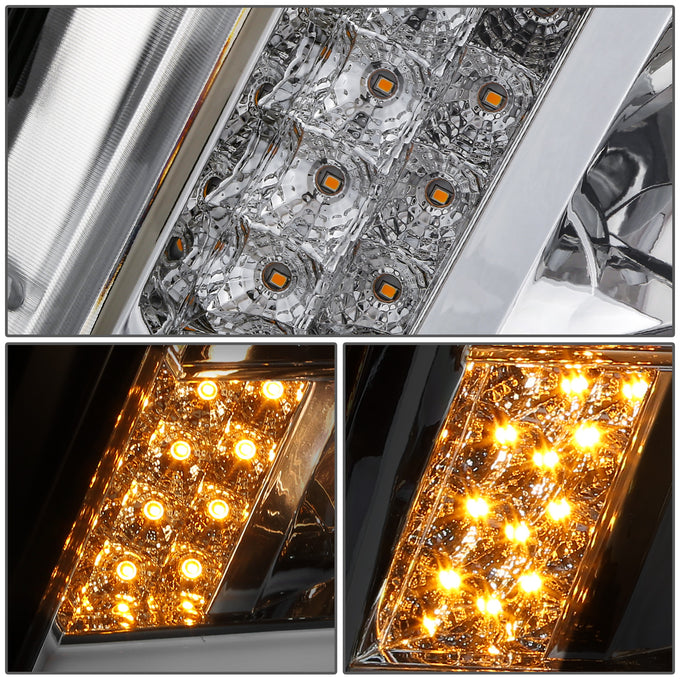LED DRL Projector Headlights <br> 16-22 Nissan Titan XD