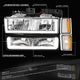 U-LED DRL Headlights+Turn Signal Lights <br>88-93 Chevy C/K 1500-3500 Suburban