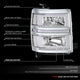 Box-Shaped LED DRL Sequential Signals Headlights <br>14-15 Chevy Silverado 1500