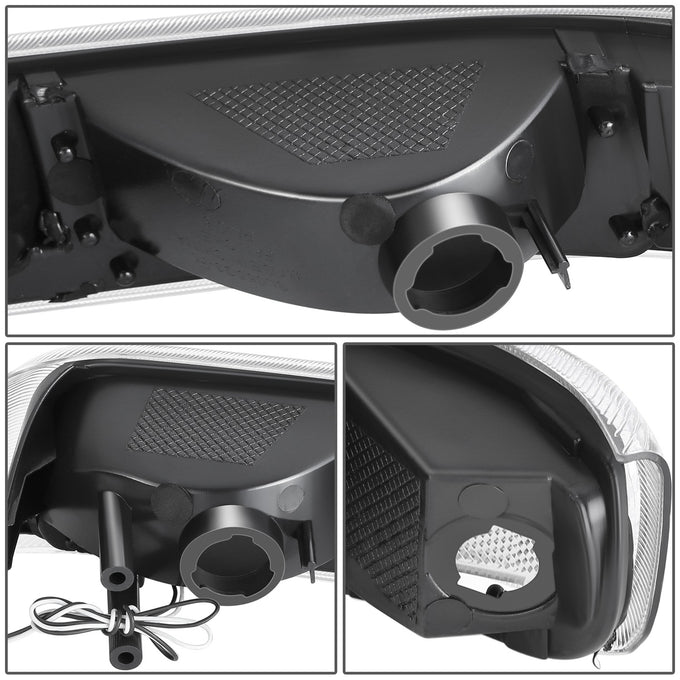 F-Style LED DRL Headlights <BR>99-02 Chevy Silverado 1500 250 HD 3500