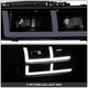 F-Style LED DRL Headlights <BR>99-02 Chevy Silverado 1500 2500 HD 3500
