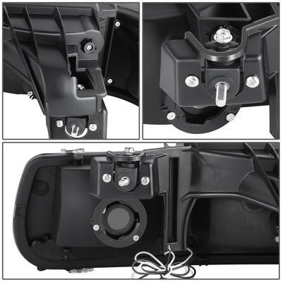 F-Style LED DRL Headlights <BR>99-02 Chevy Silverado 1500 2500 HD 3500