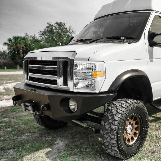 Factory Style Headlight (Driver Side) <BR>08-19 Ford E-150 E-250 E-350 Super Duty