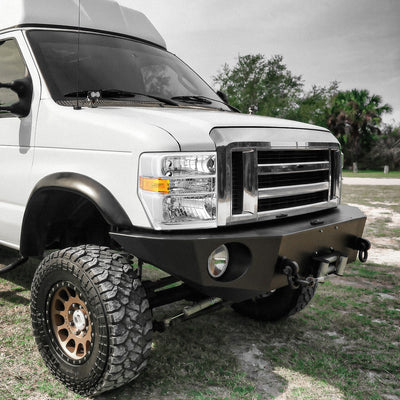 Factory Style Headlight (Passenger Side) <BR>08-19 Ford E-150 E-250 E-350 Super Duty