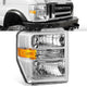 Factory Style Headlight (Passenger Side) <BR>08-19 Ford E-150 E-250 E-350 Super Duty