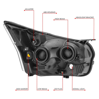 Factory Style Headlight (Left)<br> 15-23 Ford Transit 150 250 350