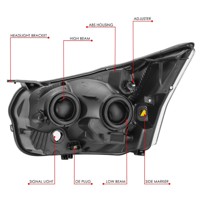 Factory Style Headlight (Right)<br> 15-23 Ford Transit 150 250 350