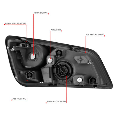 Factory Style Headlight (Left) <br> 06-19 Hino 145 165 185 258ALP