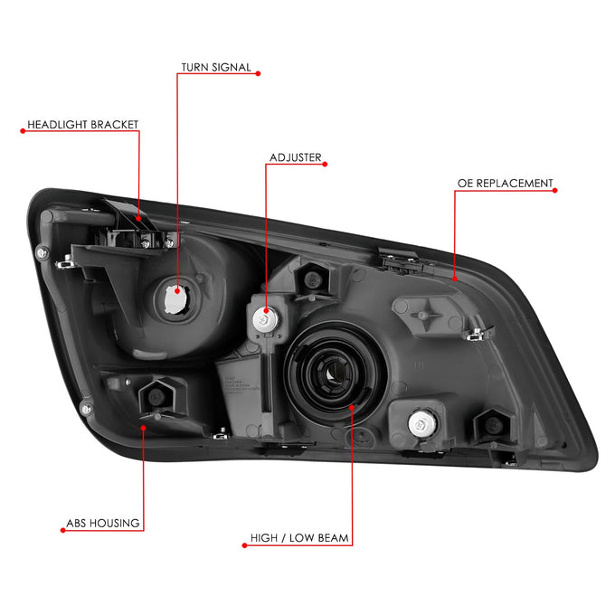 Factory Style Headlight (Left) <br> 06-19 Hino 145 165 185 258ALP
