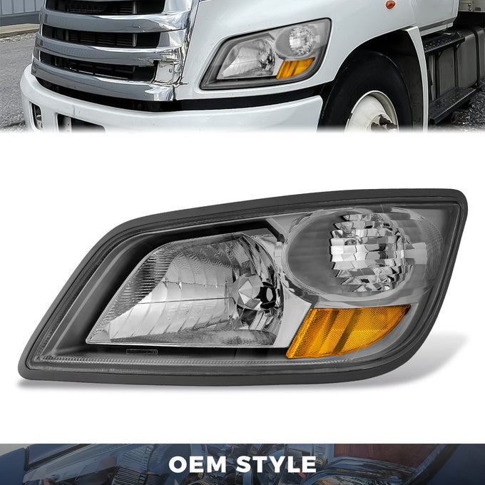 Factory Style Headlight (Left) <br> 06-19 Hino 145 165 185 258ALP