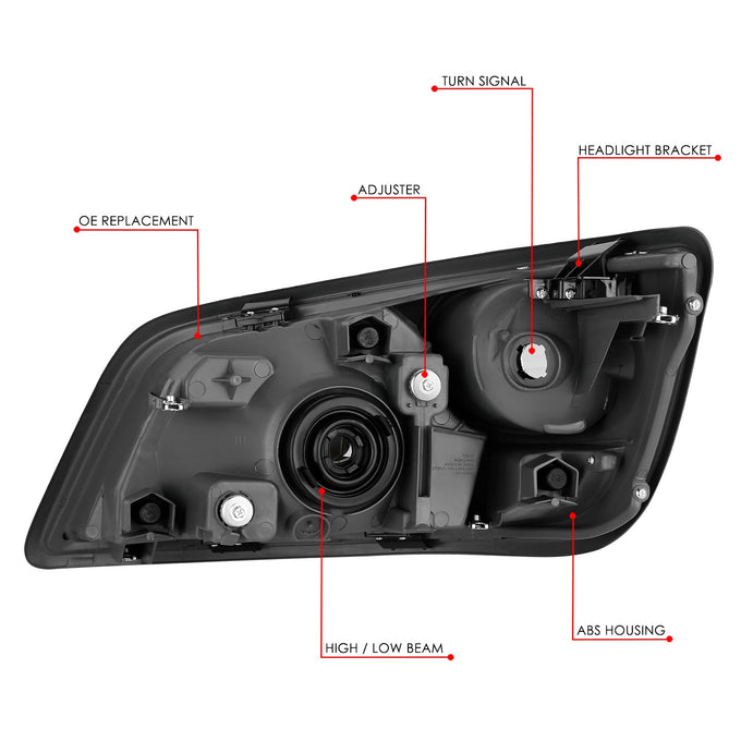 Factory Style Headlight (Right) <br> 06-19 Hino 145 165 185 258ALP