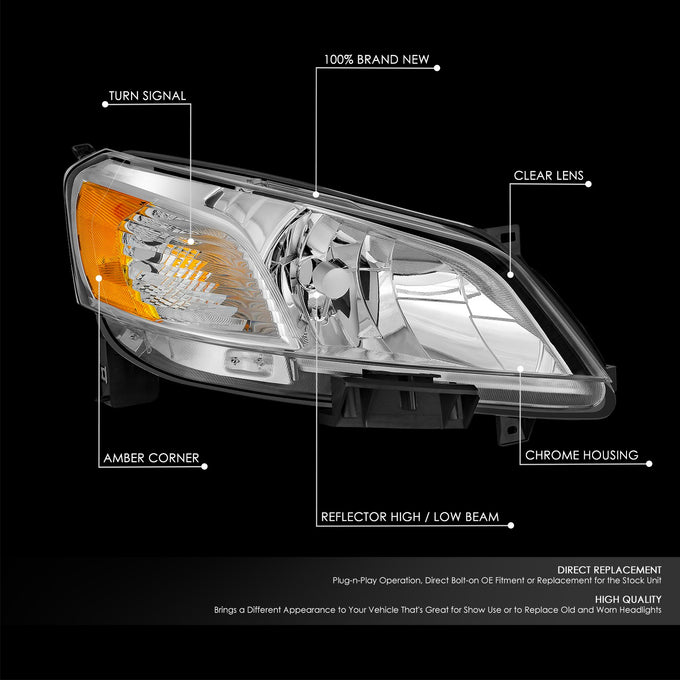Factory Style Headlight (Right)<br>13-21 Nissan NV200