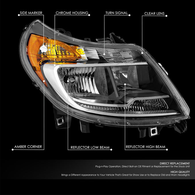 Factory Style Headlights (Right)<br> 14-22 Ram Promaster 1500 2500 3500