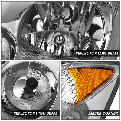 Factory Style Headlight (Driver Side) <br> 07-09 Dodge/Freightliner Sprinter 2500 3500