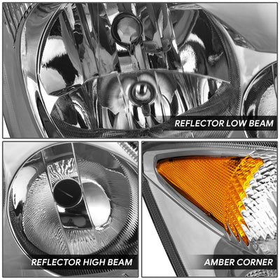 Factory Style Headlight (Passenger Side) <br> 07-09 Dodge/Freightliner Sprinter 2500 3500