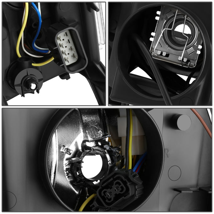 Factory Style Projector Headlights <BR>07-14 Cadillac Escalade, ESV,07-13 EXT