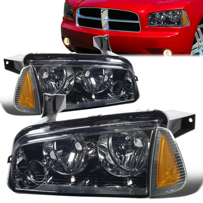 Factory Style Headlights <br>06-10 Dodge Charger