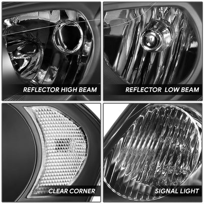 Factory Style Headlights <br> 06-13 Chevy Impala, 06-07 Monte Carlo