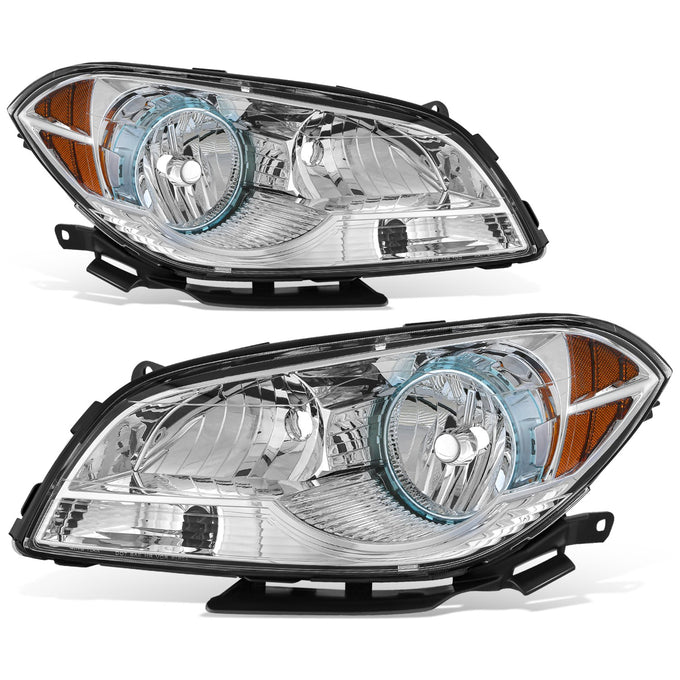 Factory Style Headlights <br> 08-12 Chevy Malibu
