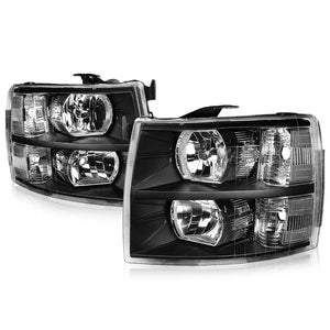 Headlights 07-14 Chevy Silverado 1500 - 3500 HD