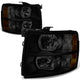 Factory Style Headlights <br>07-13 Chevy Silverado 1500, 07-14 2500 3500 HD