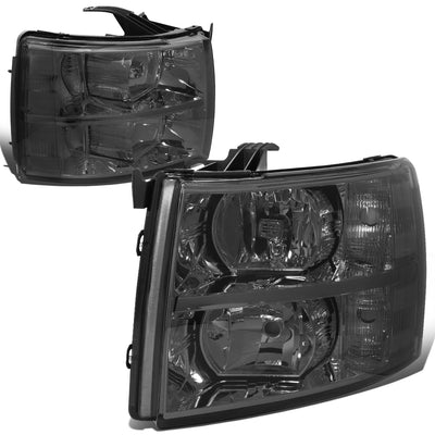Factory Style Headlights <br>07-13 Chevy Silverado 1500, 07-14 2500 3500 HD