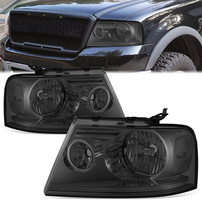 Factory Style Headlights (Left & Right) <BR>04-08 Ford F-150, 2006 Lincoln Mark LT